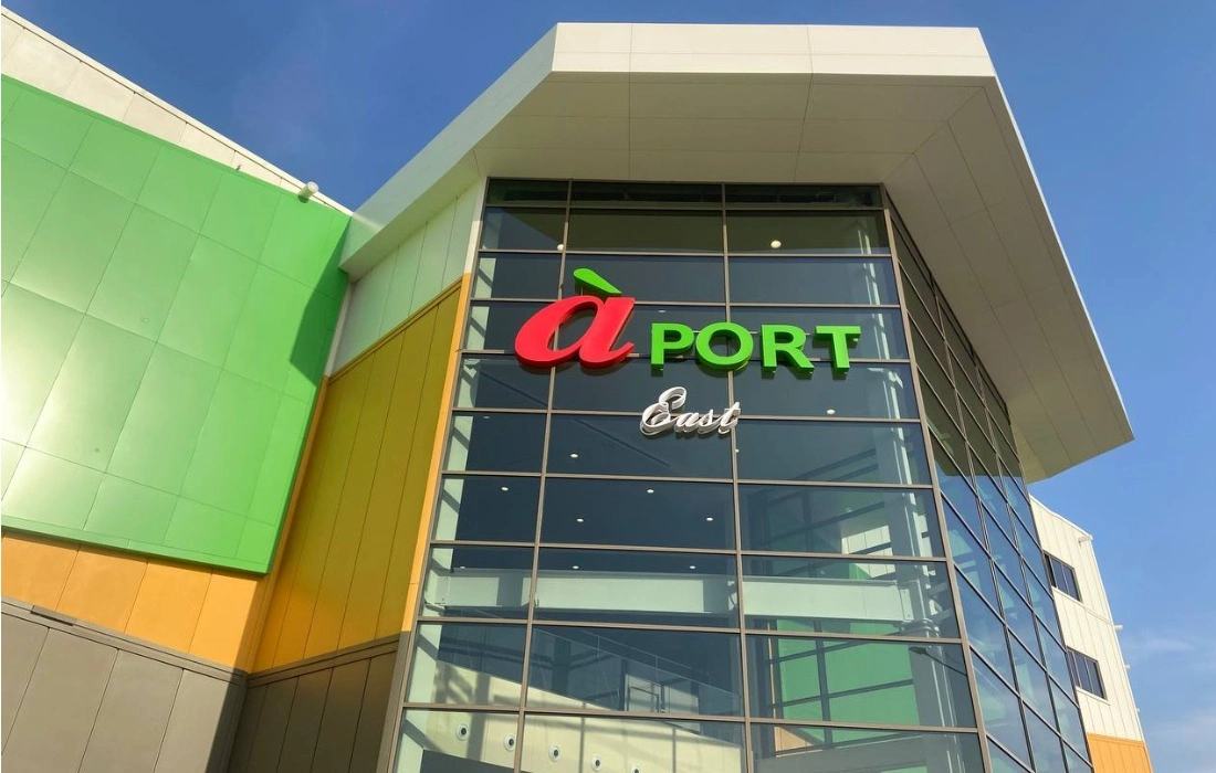 APORT EAST: наши фасадные системы на новом молле в Алматы